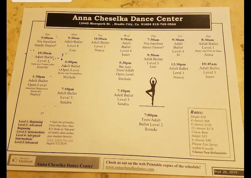 Anna Cheselka Dance Center - Dance Studio in Los Angeles, California